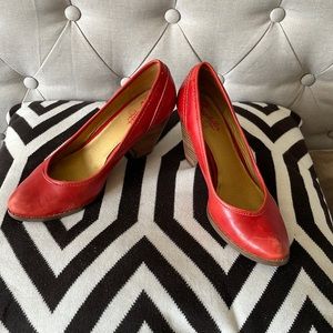 Seychelles Red slip on shoes